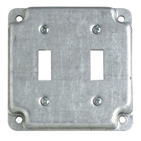 4 metal box cover|metal electrical boxes and covers.